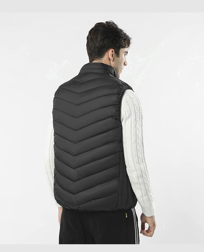 Gilet Chauffant Premium “ThermoPro” – Veste Électrique Homme pour Froid Extrême