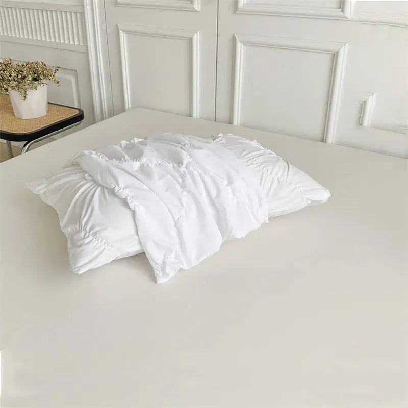 Velouria – Parure de Lit Boho Chic à Plis 3D – Housse de Couette Haut de Gamme avec Taies d’Oreiller
