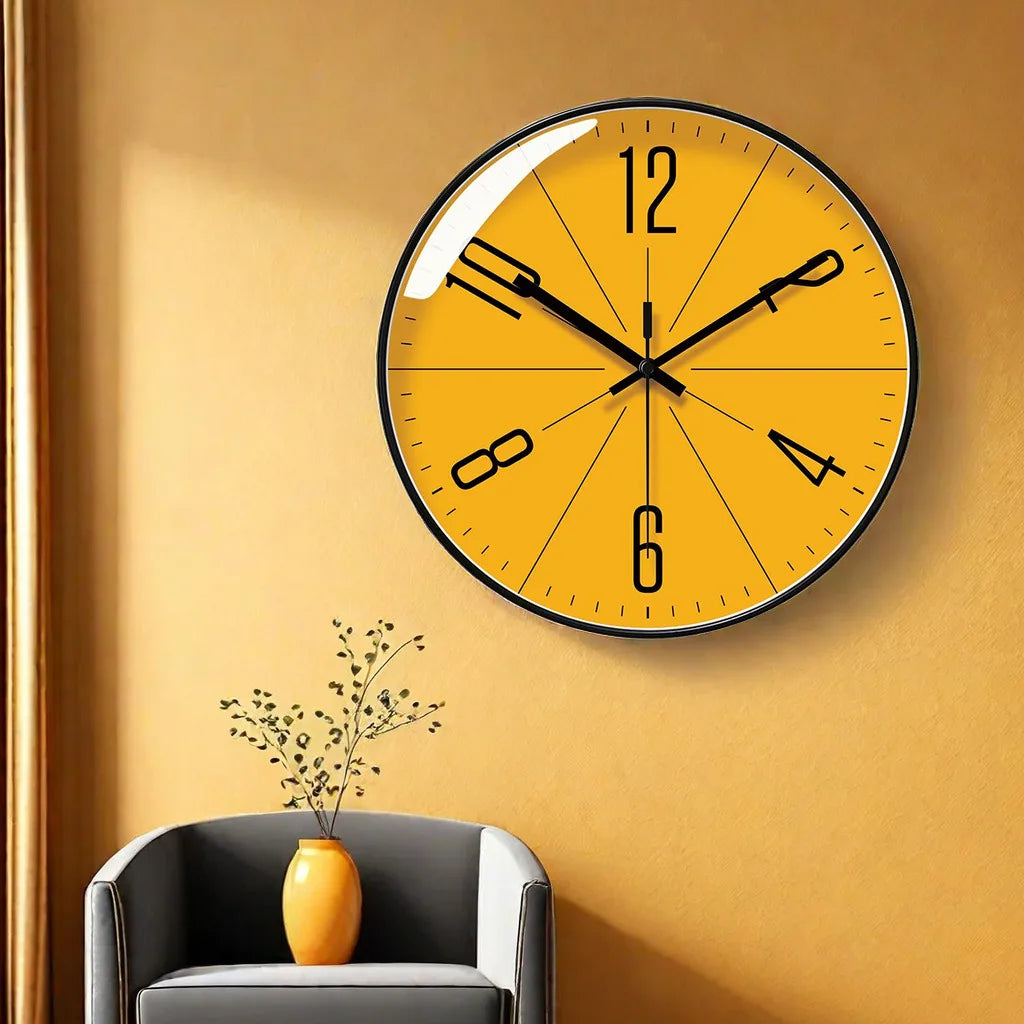 Horloge Murale Éclat Nouveau™ – Design Art Nouveau Moderne aux Couleurs Vibrantes