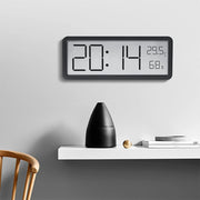 Veggklokke Digital Chic: Nordisk Stil for Moderne Interiør

