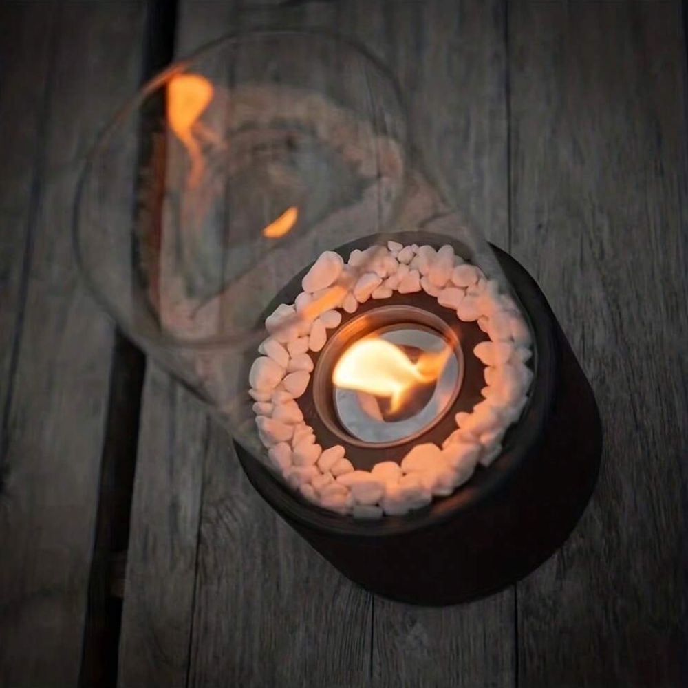 Lumina – Bordpeis på Bioetanol Design: Moderne Eleganse & Nomadisk Flamme for Innendørs og Utendørs