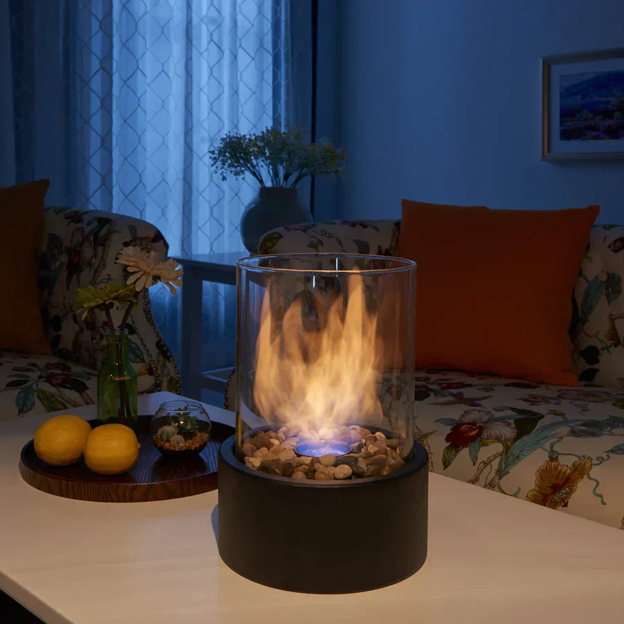 Lumina – Bordpeis på Bioetanol Design: Moderne Eleganse & Nomadisk Flamme for Innendørs og Utendørs