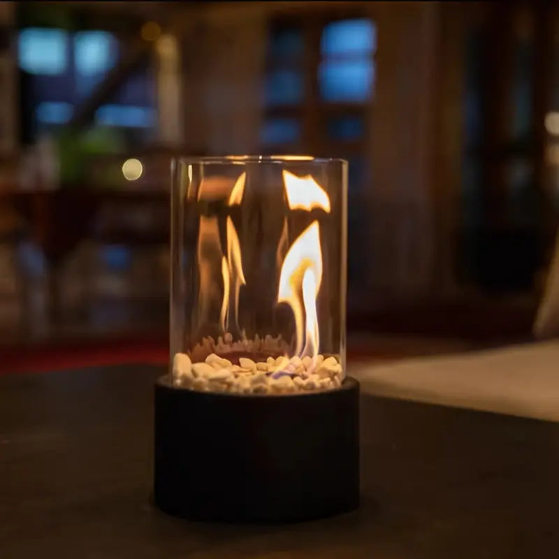 Lumina – Bordpeis på Bioetanol Design: Moderne Eleganse & Nomadisk Flamme for Innendørs og Utendørs