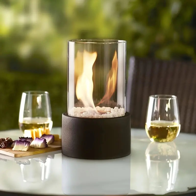 Lumina – Bordpeis på Bioetanol Design: Moderne Eleganse & Nomadisk Flamme for Innendørs og Utendørs
