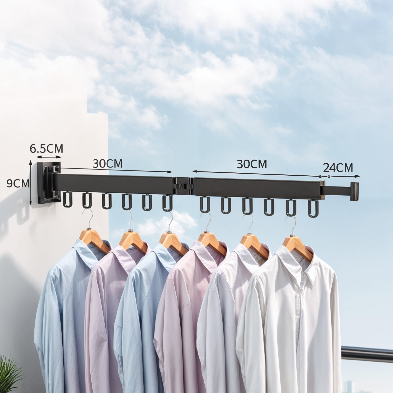 TørkaMax – Séchoir Extensible Murale pour Vêtements et Linge