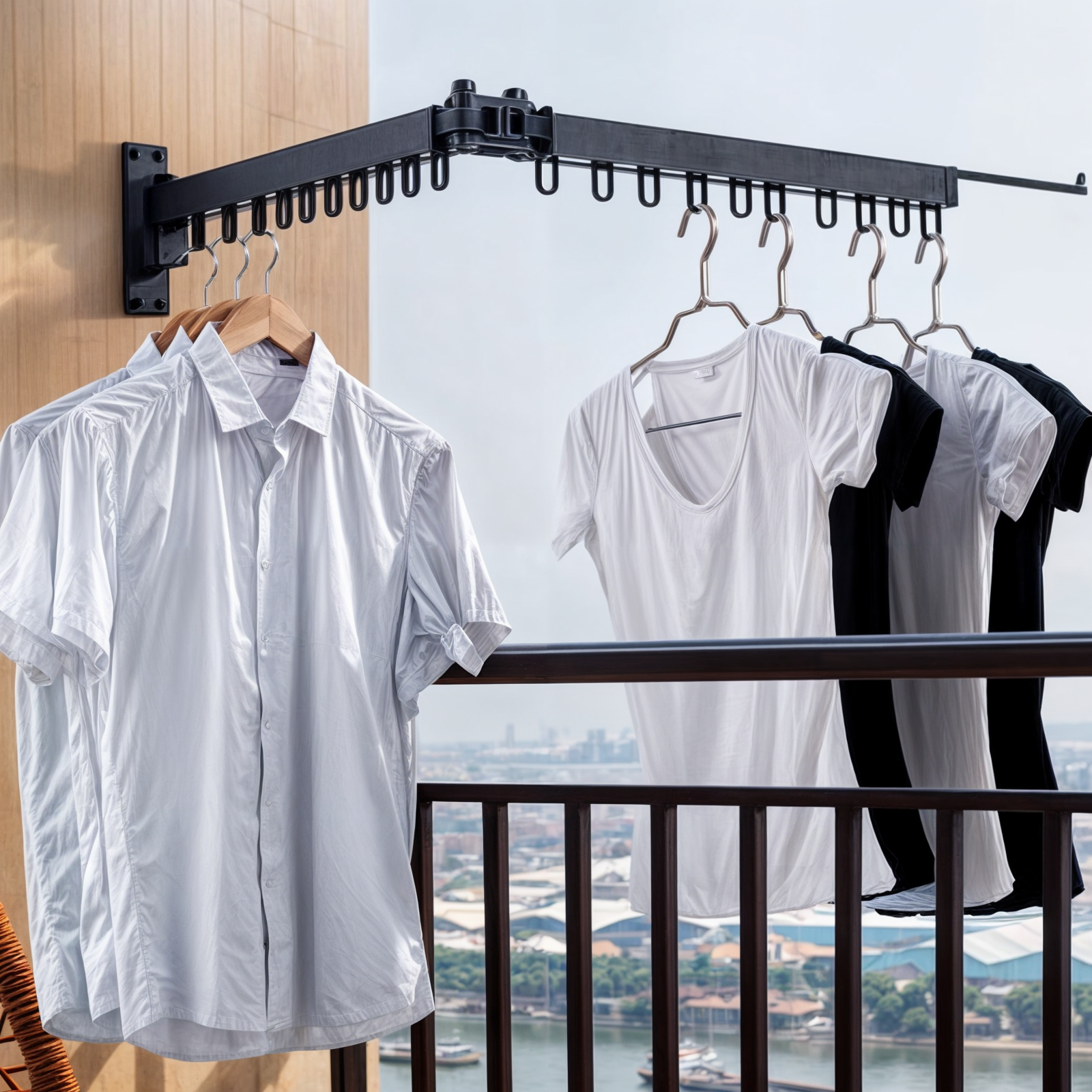 TørkaMax – Séchoir Extensible Murale pour Vêtements et Linge