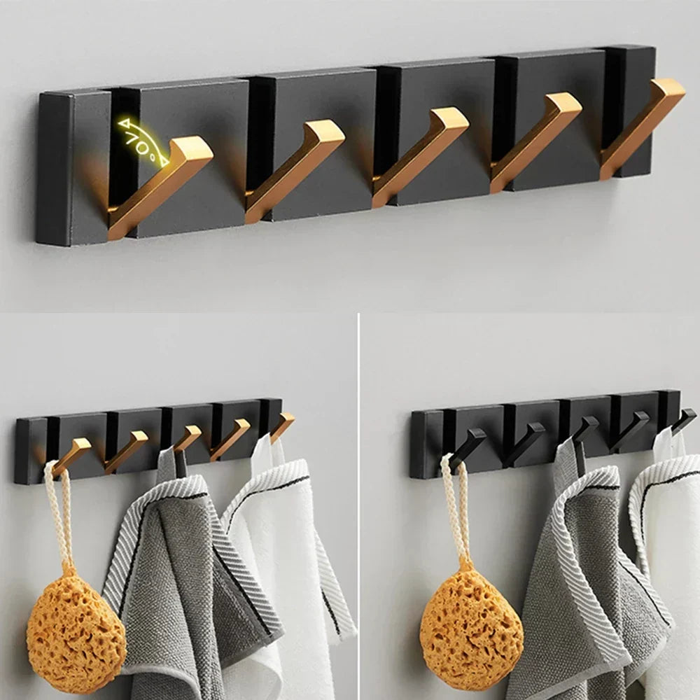 ÉléganceFix – Luksuriøs Sammenleggbar Vegghakk med Minimalistisk Eleganse

