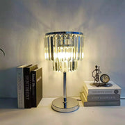 Lampe Chic de Salon | Éclat Cristallin - Designix Lampe de chevet Gris Fumé
