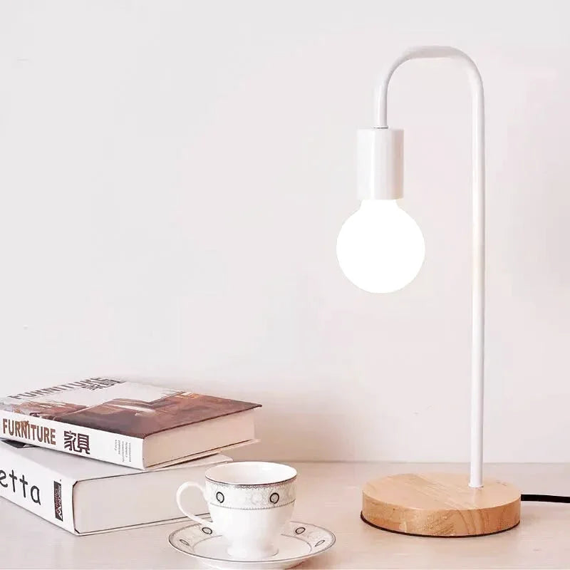 Lampe de Bureau Vintage | Esprit Rétro - Designix Lampe de chevet Blanc Blanc Froid