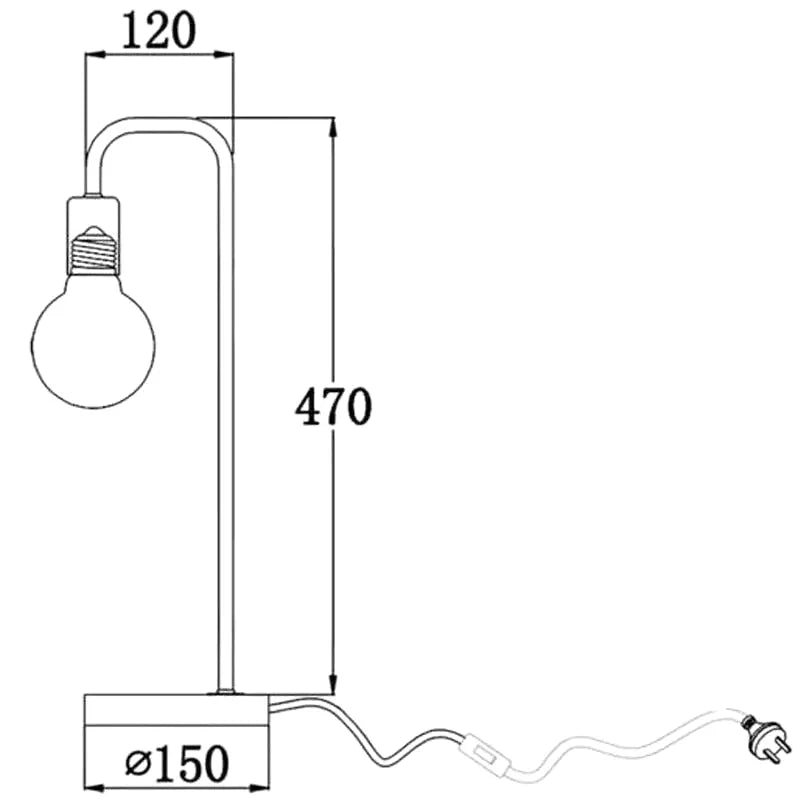 Vintage skrivebordslampe | Retro Spirit