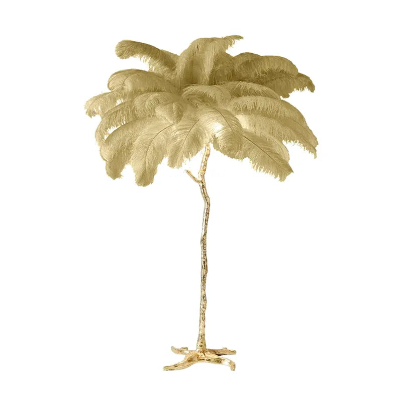 Lampe de Chevet à Plume sur Pied
