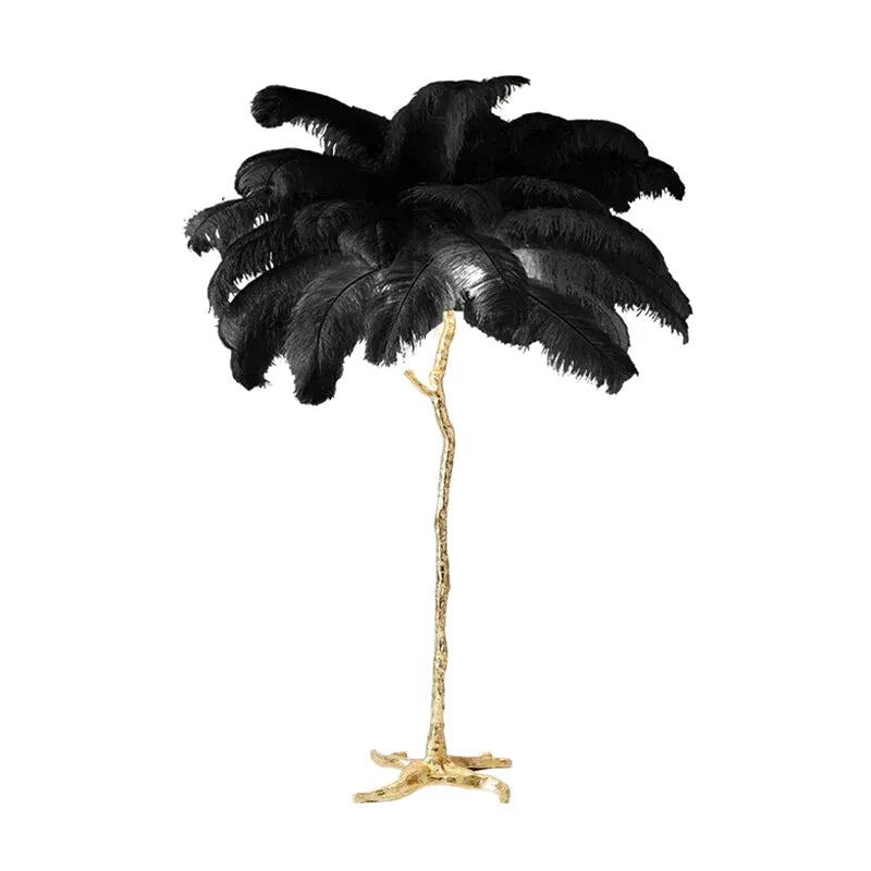 Lampe de Chevet à Plume sur Pied