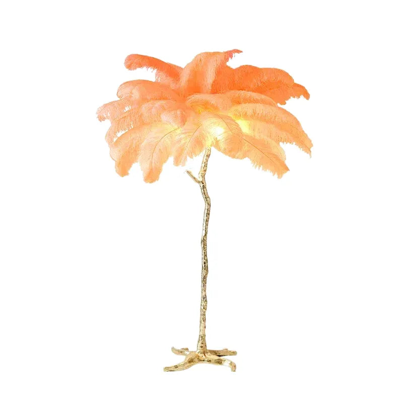 Lampe de Chevet à Plume sur Pied