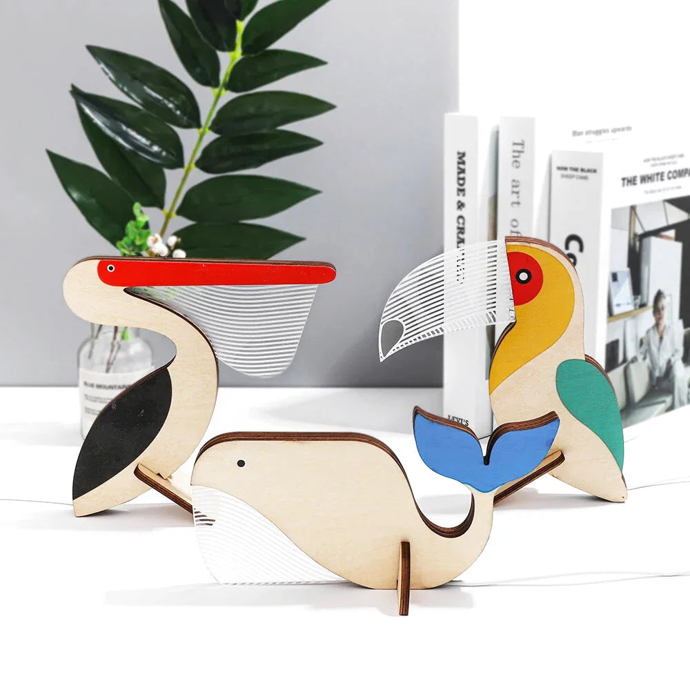 Lampe de Chevet Bois Animaux pour Enfants