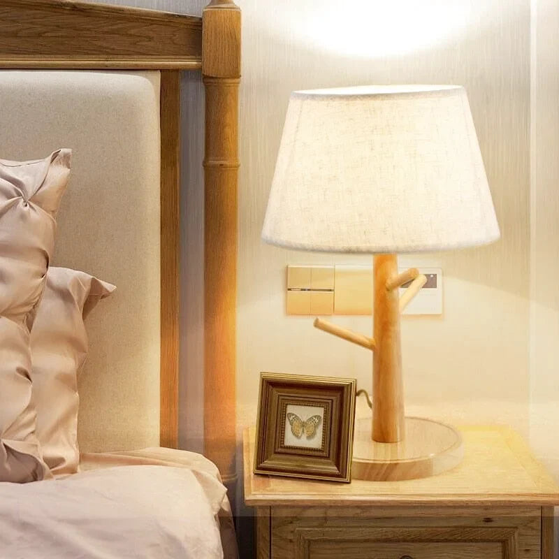 Lampe de Chevet Bois