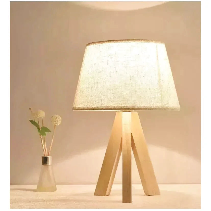 Lampe de Chevet Bois