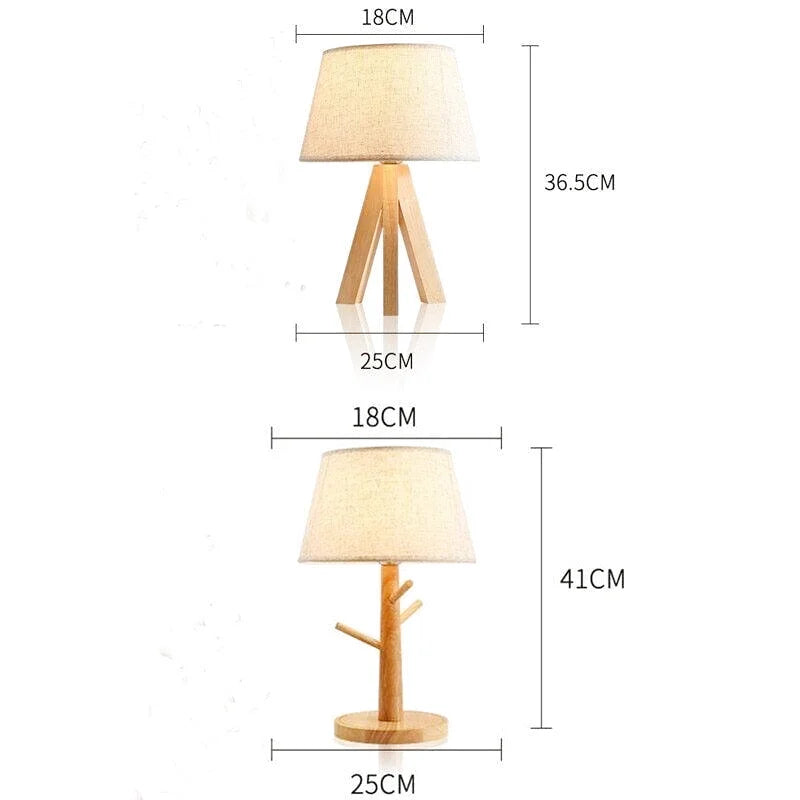 Lampe de Chevet Bois