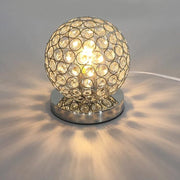 Lampe de Chevet Boule | Étoile Filante - Designix Lampe de chevet Chrome Lumière Chaude