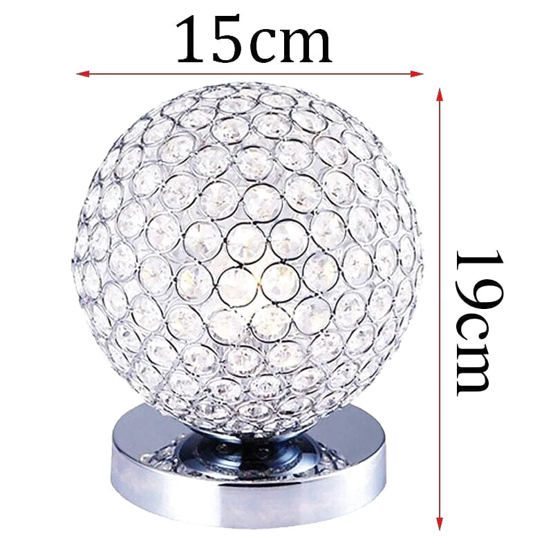 Nattbordslampe i juveldesign