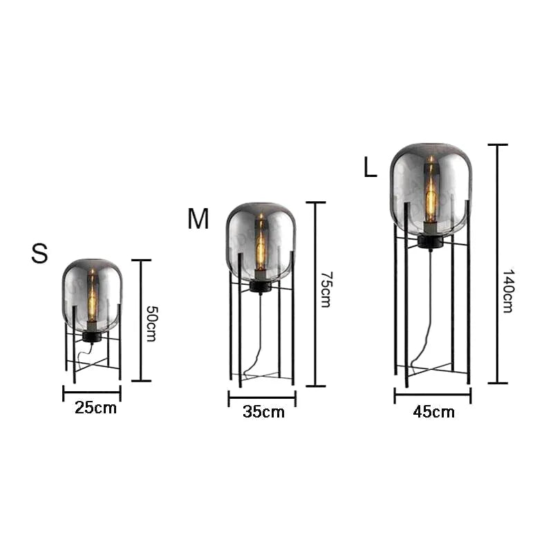 Stilig nattbordslampe 