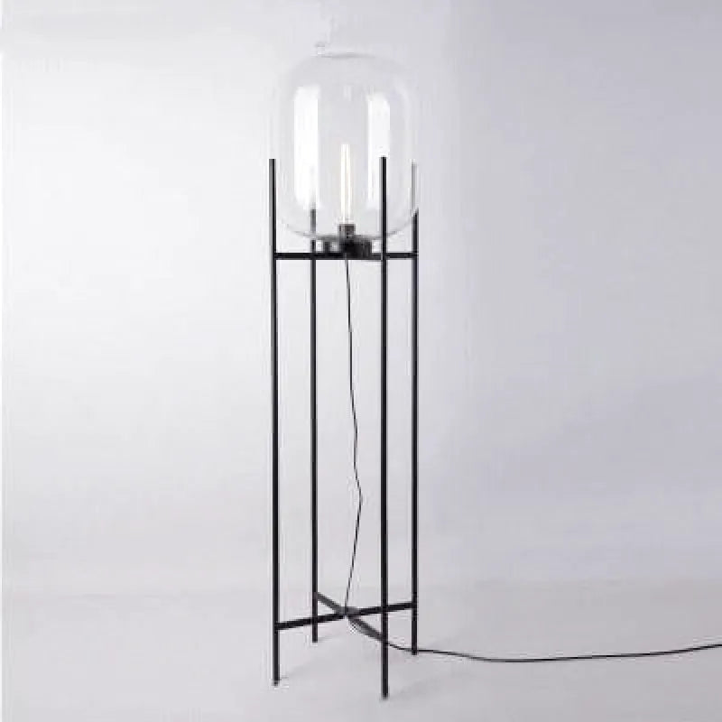 Lampe de Chevet | Brilliance Chic - Designix Lampe de chevet Transparent L 45x 140 cm