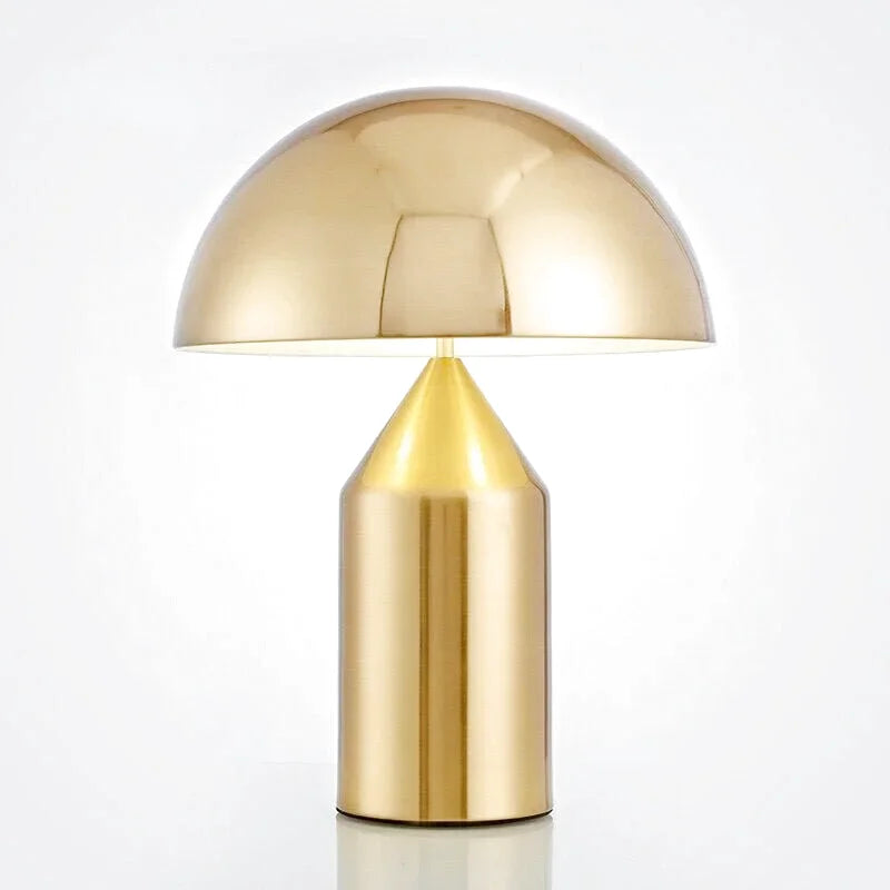 Lampe de chevet Champignon Luxe  LampesDeChevet Dorée  