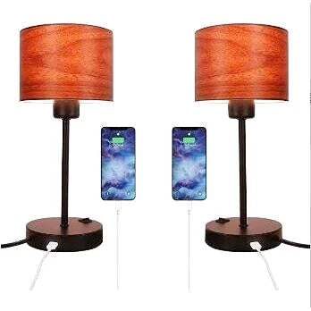 Lampe de Chevet Chargeur | Éclairage Zenith - Designix Lampe de chevet 2 Lampes