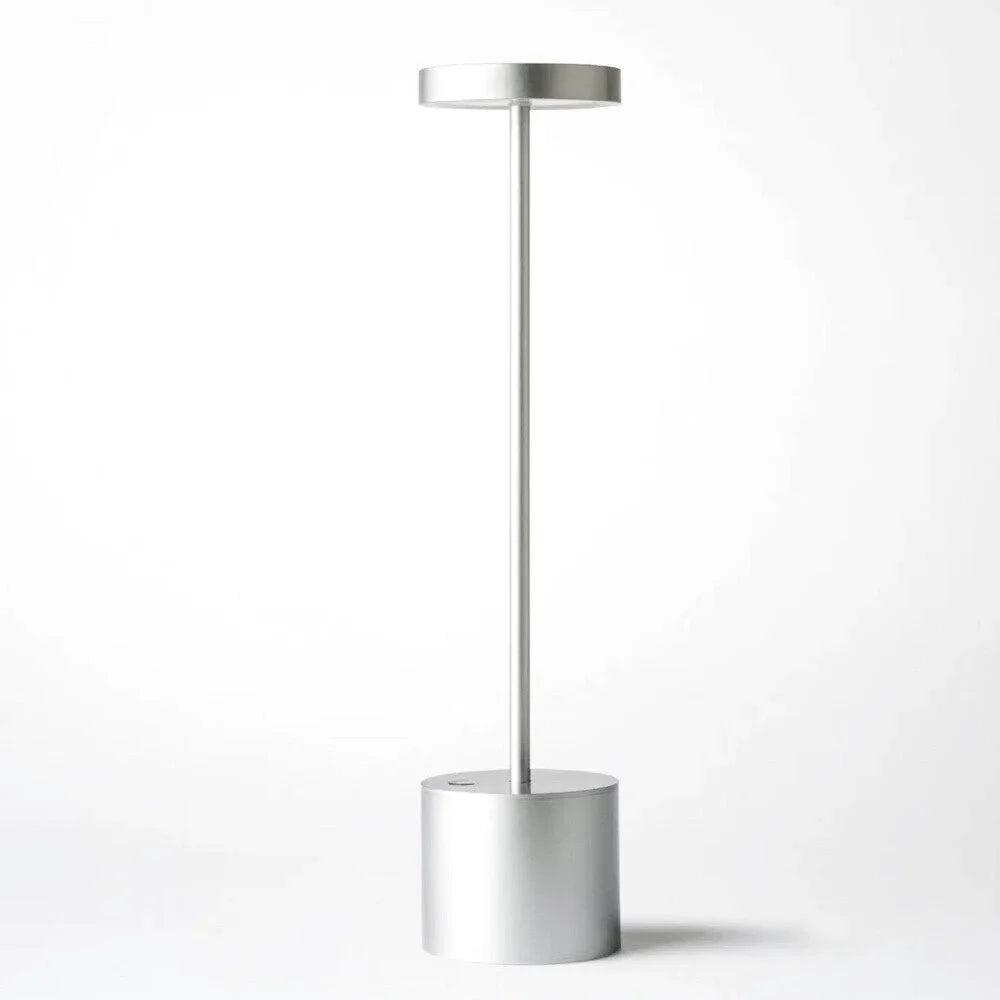 Lampe de chevet Design Rechargeable  LampesDeChevet Argentée  
