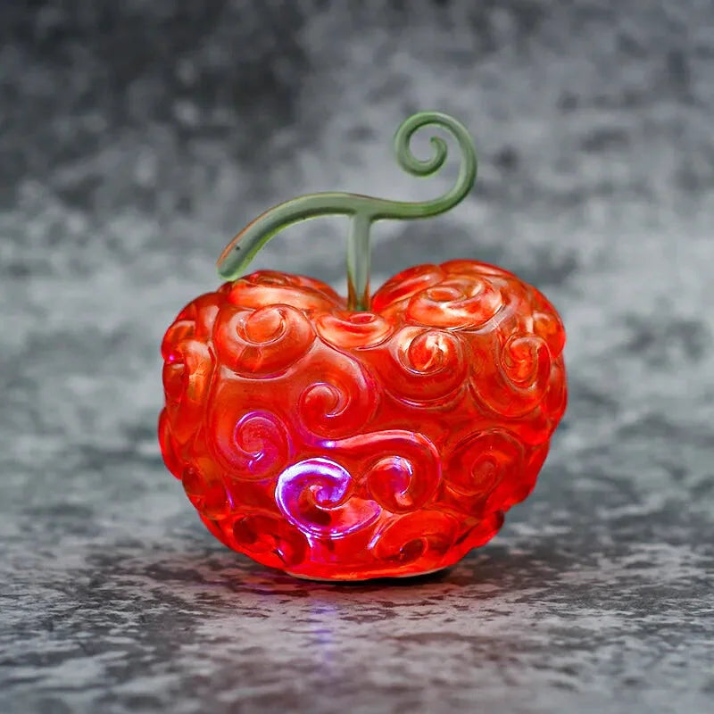 GK ONE PIECE Devil Fruit Model Action Figure Demon Op-Op Fruit Flame-Flame Fruit Gum-Gum Fruit Luminous Collection Doll Toys - lampechevetdesign.com