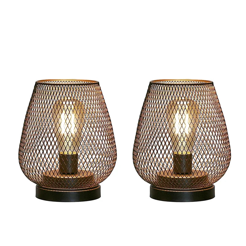 Industriell nattbordlampe