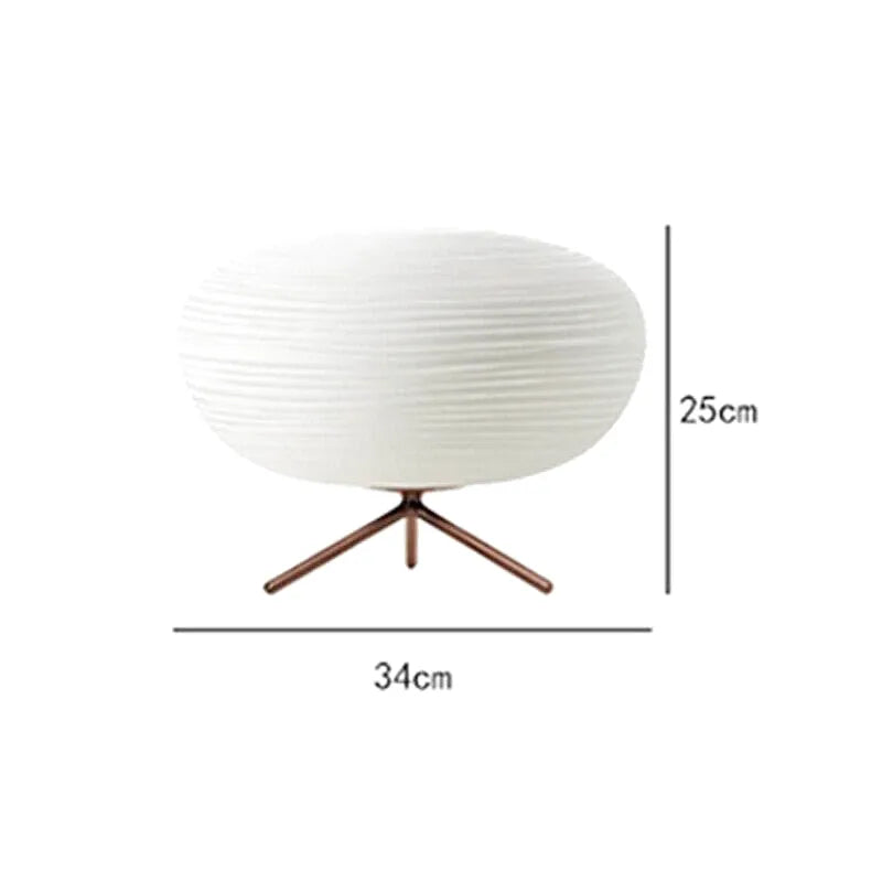 Lampe de Chevet Japonais | Charme Lumineux - Designix Lampe de chevet Lumière Chaude 25 x 34 cm