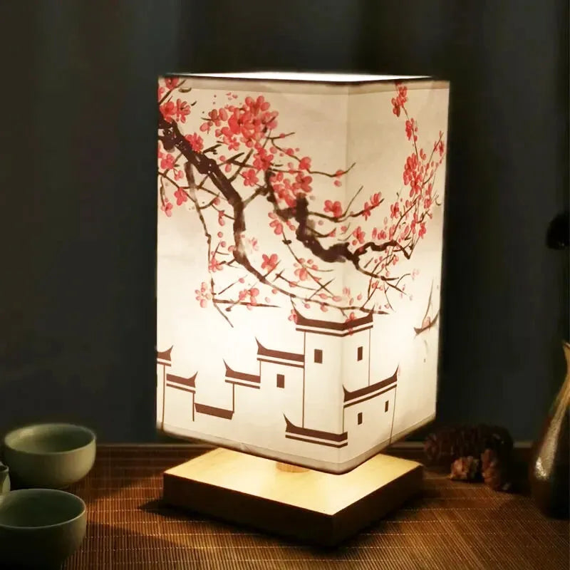 Original japansk nattbordlampe