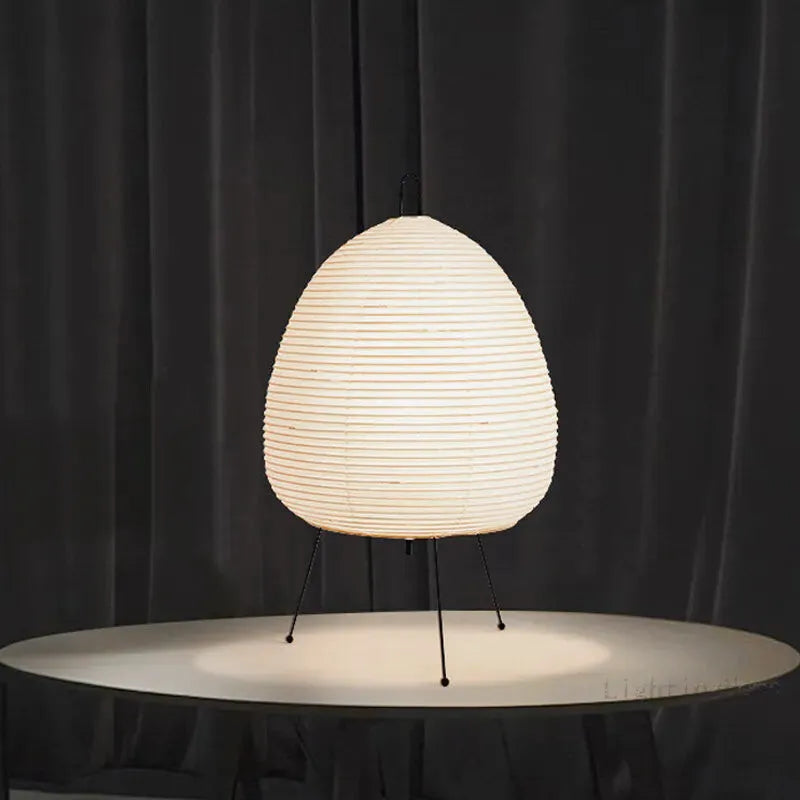 Japansk lykt nattbordslampe