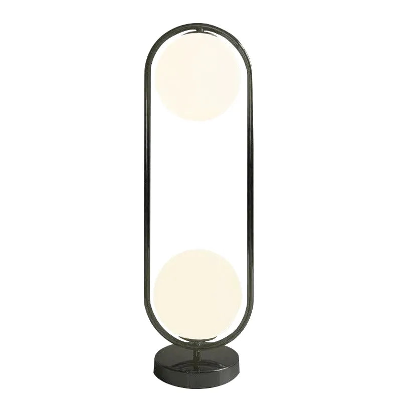 Lampe de Chevet Minimaliste | Élégance Nocturne - Designix Lampe de chevet Noir Blanc Chaud