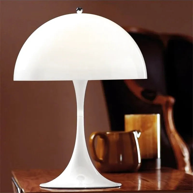 Moderne sopp nattbordslampe