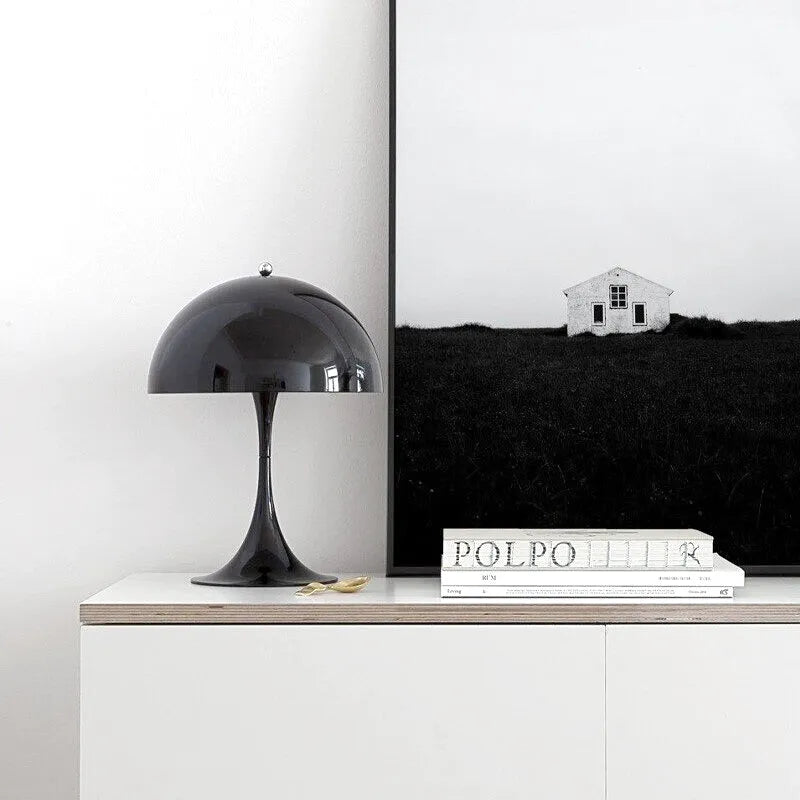 Lampe de chevet Moderne en forme de Champignon  LampesDeChevet Noir  