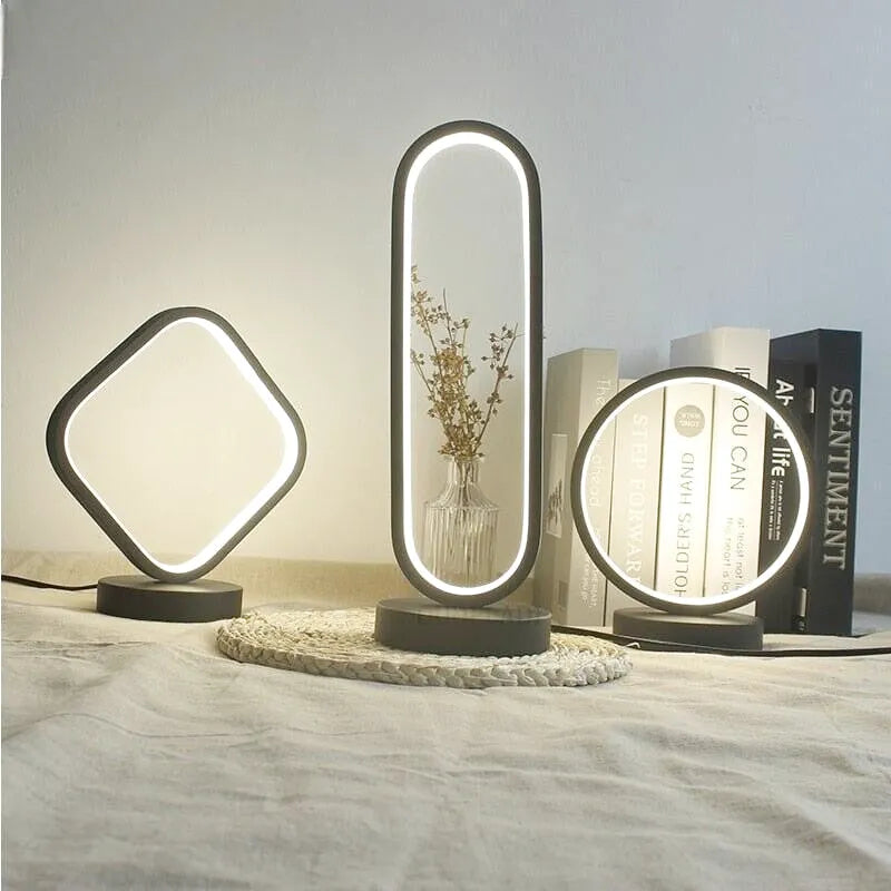 Moderne LED-nattlampe