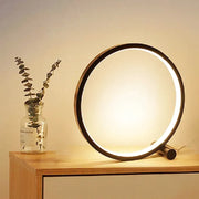 Rund designer nattbordslampe