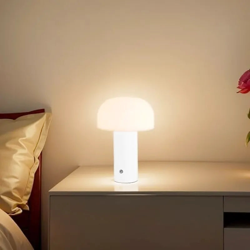 Lampe de chevet Sans fil Design Champignon - Opale