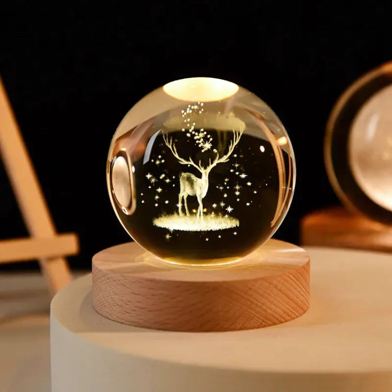Magic Sphere USB-nattlampe
