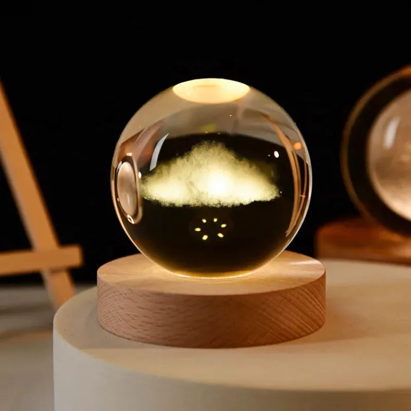 Magic Sphere USB-nattlampe