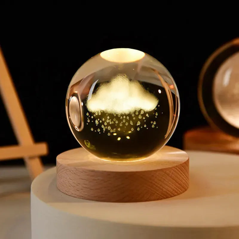 Magic Sphere USB-nattlampe