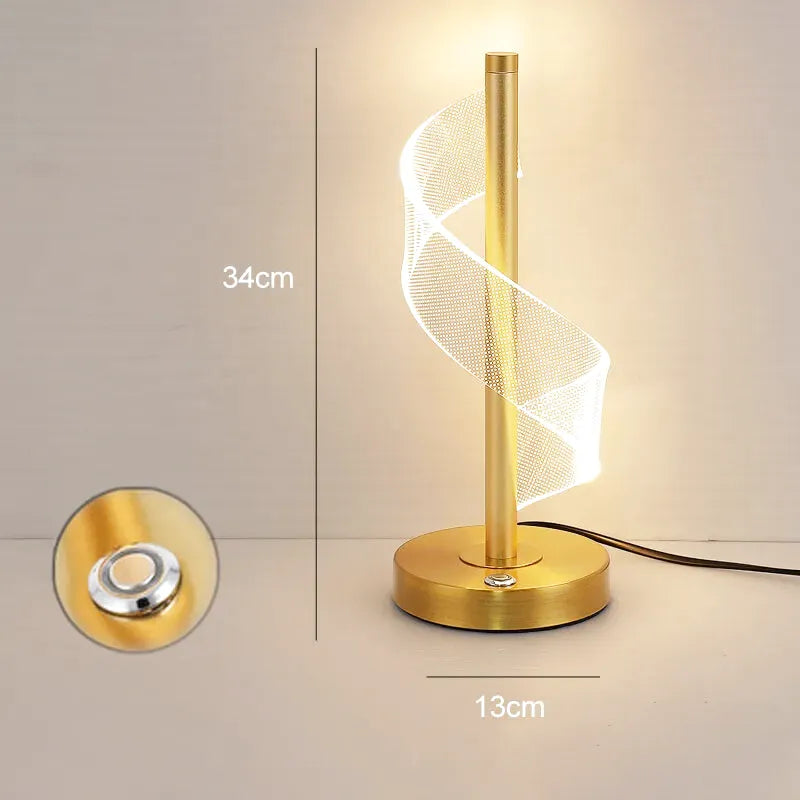 Designer nattbordslampe