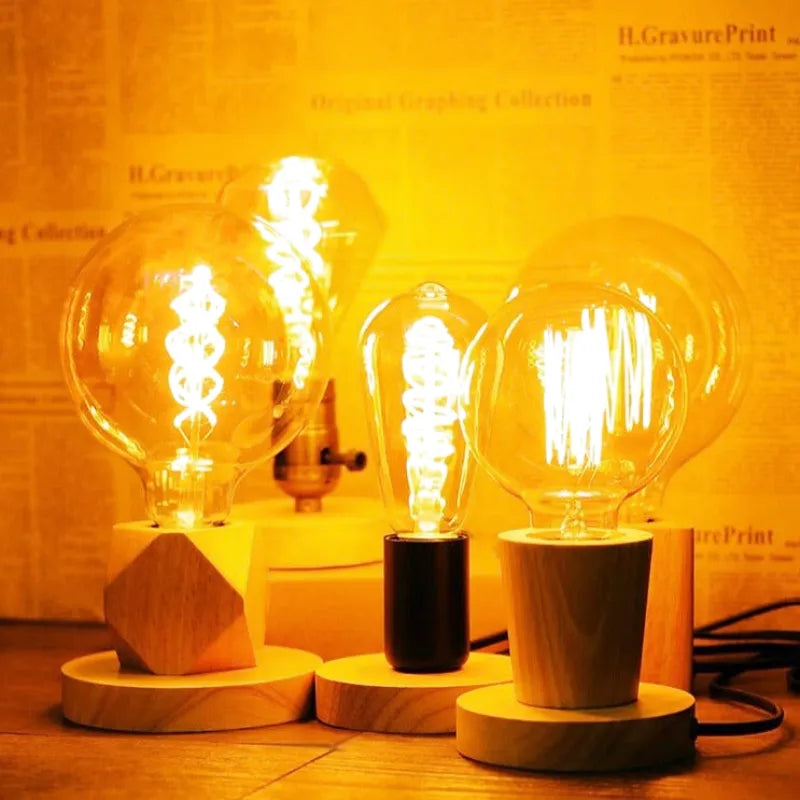 Lampe de chevet Vintage Edison  LampesDeChevet Bronze  