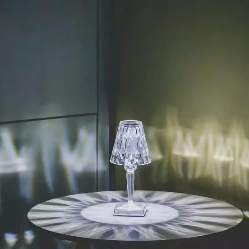 Lampe de chevet LED Cristal