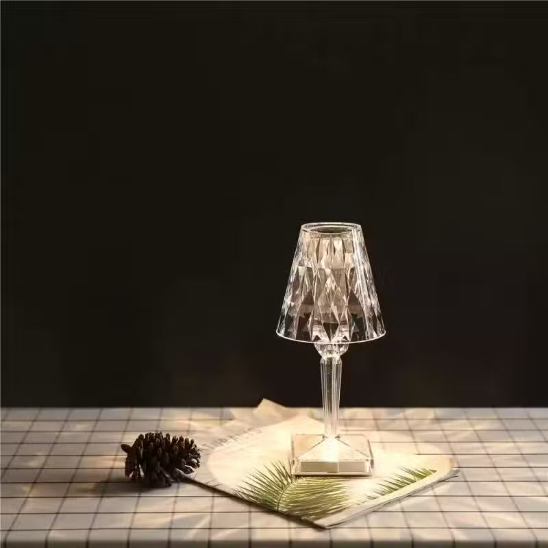 Lampe de chevet LED Cristal
