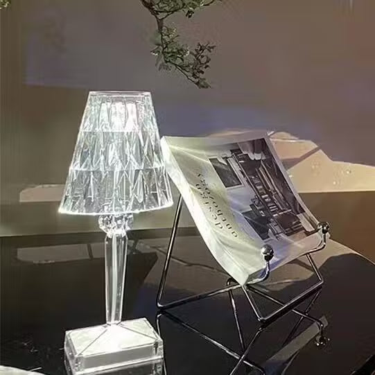 Lampe de chevet LED Cristal