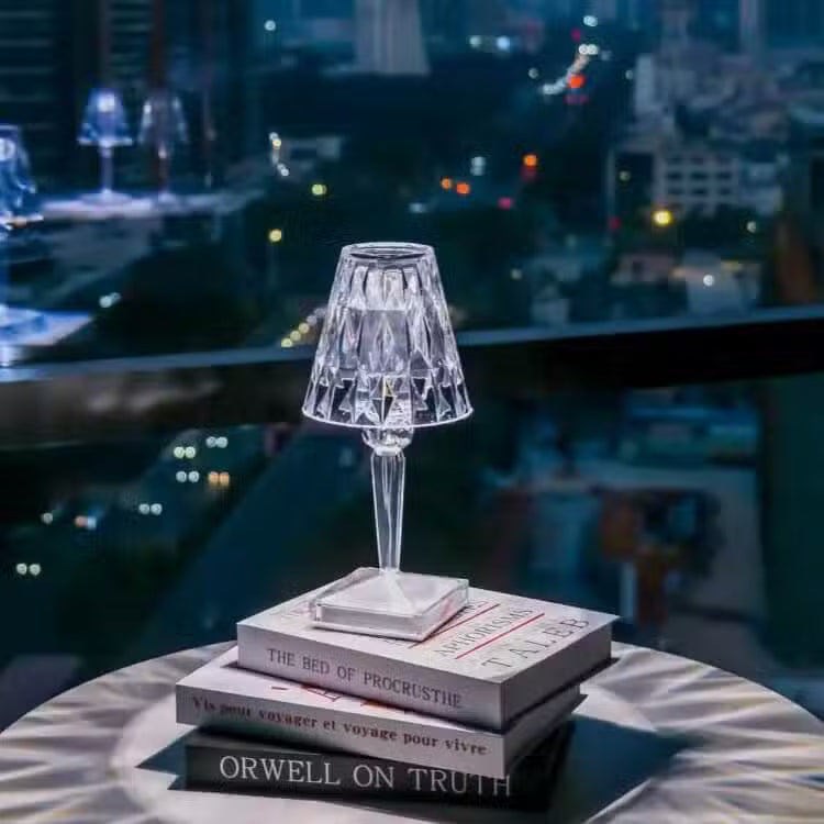Lampe de chevet LED Cristal