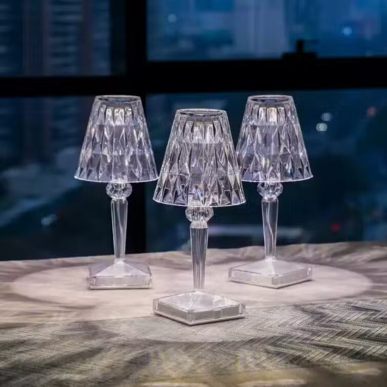 Lampe de chevet LED Cristal