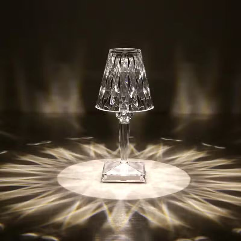 Lampe de chevet LED Cristal